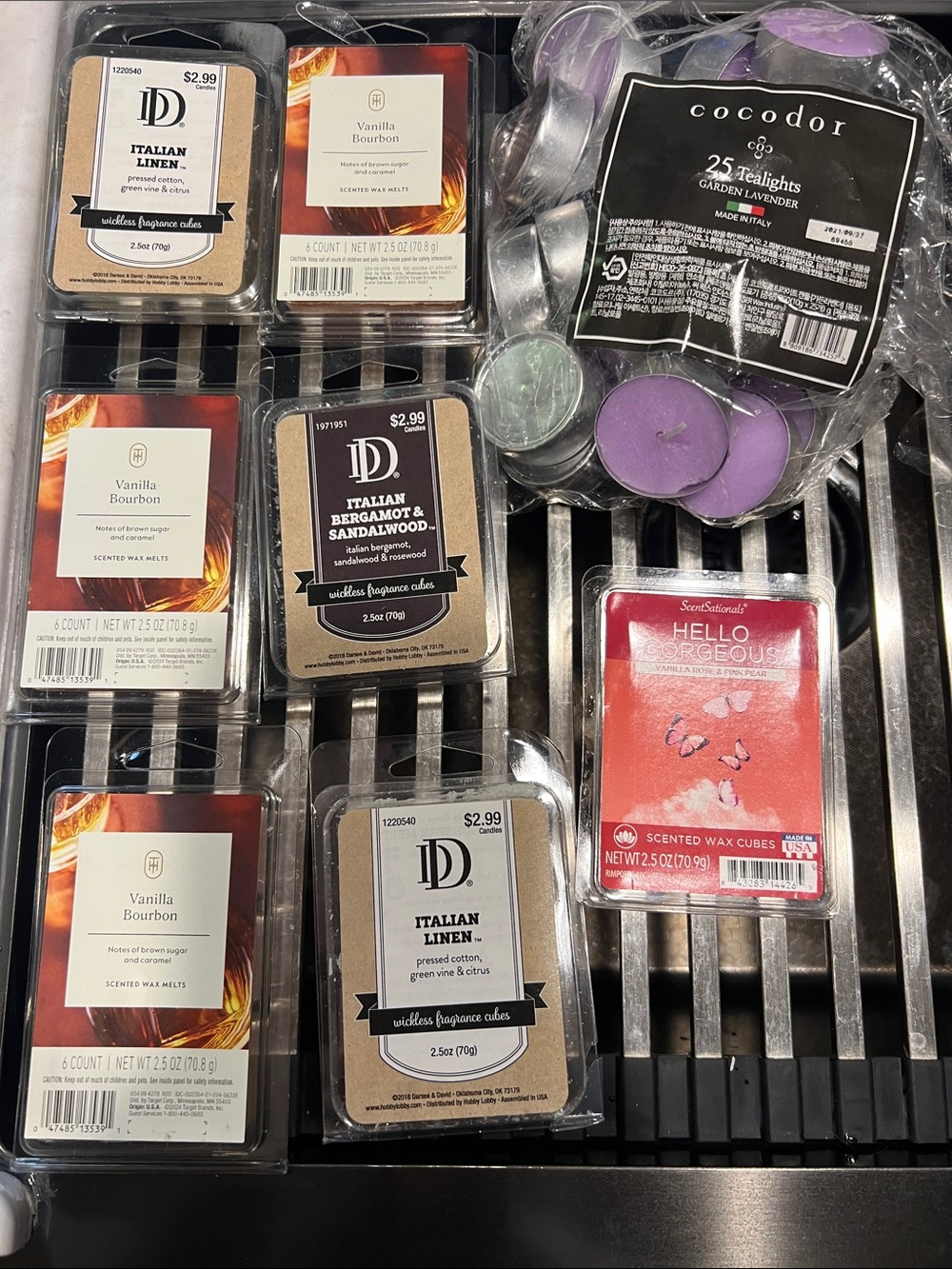 Wax Melts Variety Pack - Vanilla Bourbon, Italian Linen, Hello Gorgeous